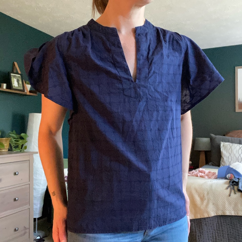 Gap Blouse, size S, navy blue